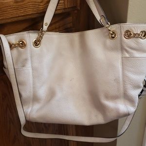 White Michael Kors purse
